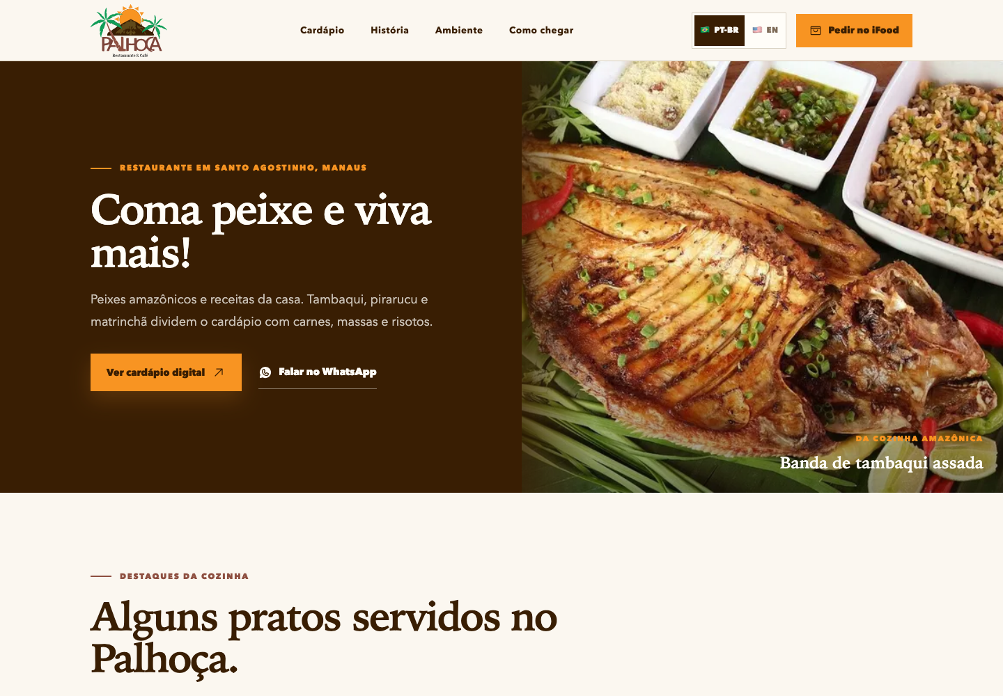Restaurante Palhoça screenshot